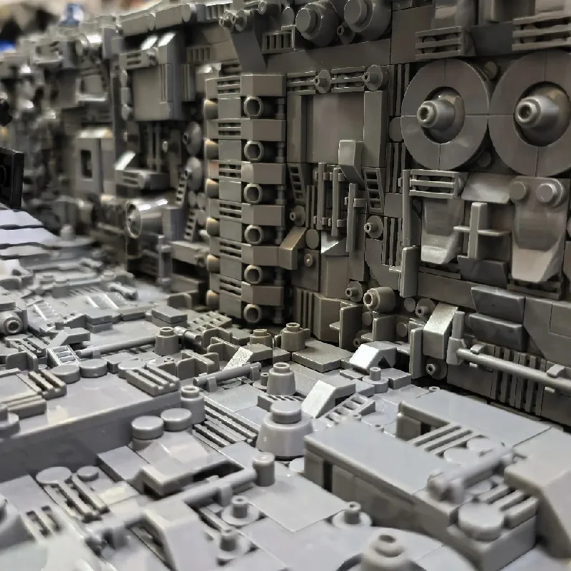 3573 قطعة MOC الموت ستار خندق هجوم المشهد نموذج الفضاء الألفية سفينة الصقر اللبنات جمع اللعب هدية للكبار هدية