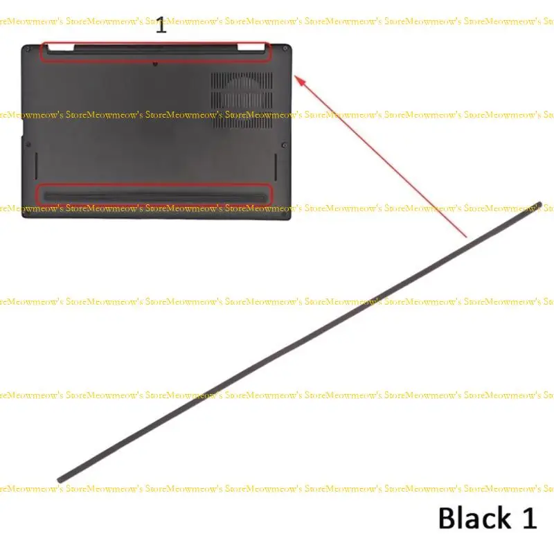 W91A แถบซิลิโคนต้านทานลื่นสำหรับ Latitude7310Secure แล็ปท็อปใช้ในการตั้งค่าใด ๆ