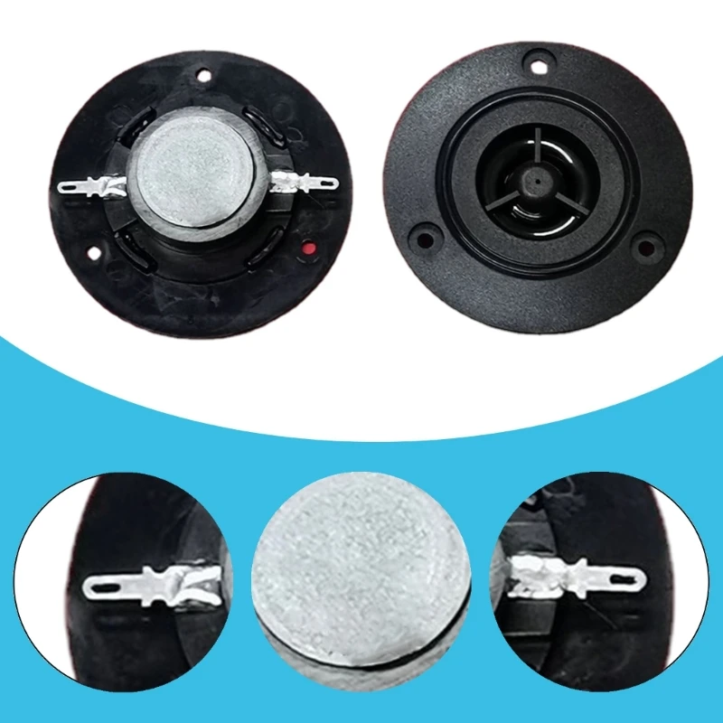 3inch Loudspeaker High Frequency Tweeter Speakers with Heat Dissipation for Bookshelfs Home Theater Superior Sound