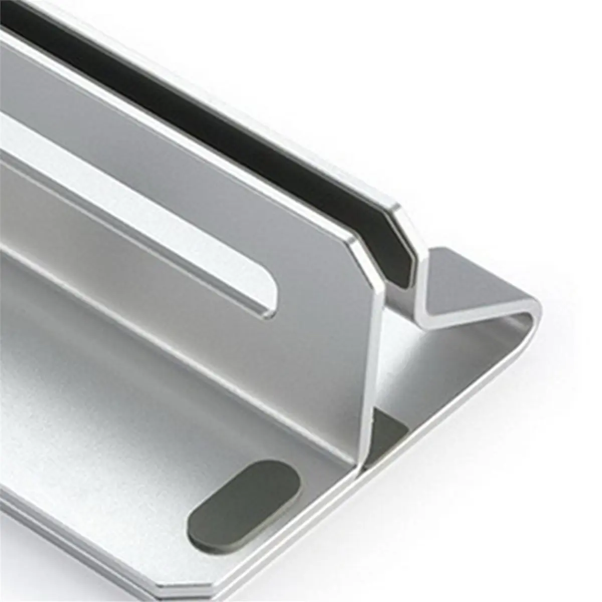 Width Adjustable Vertical Desktop Holder Dock Save Space for Desk Organizers and Storage Laptop Stand