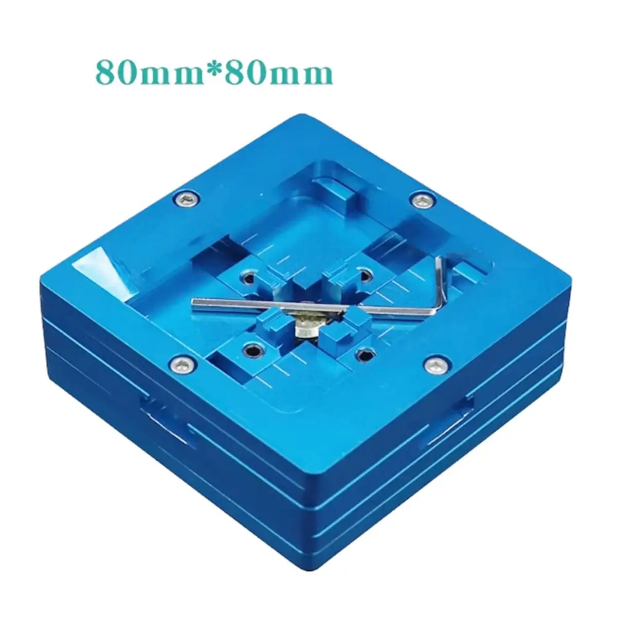 

High Quality BGA Solder Ball Placement Station Multi-Purpose Soldering Fixture 80x80mm for Mobile Phone and Computer Chip Repair