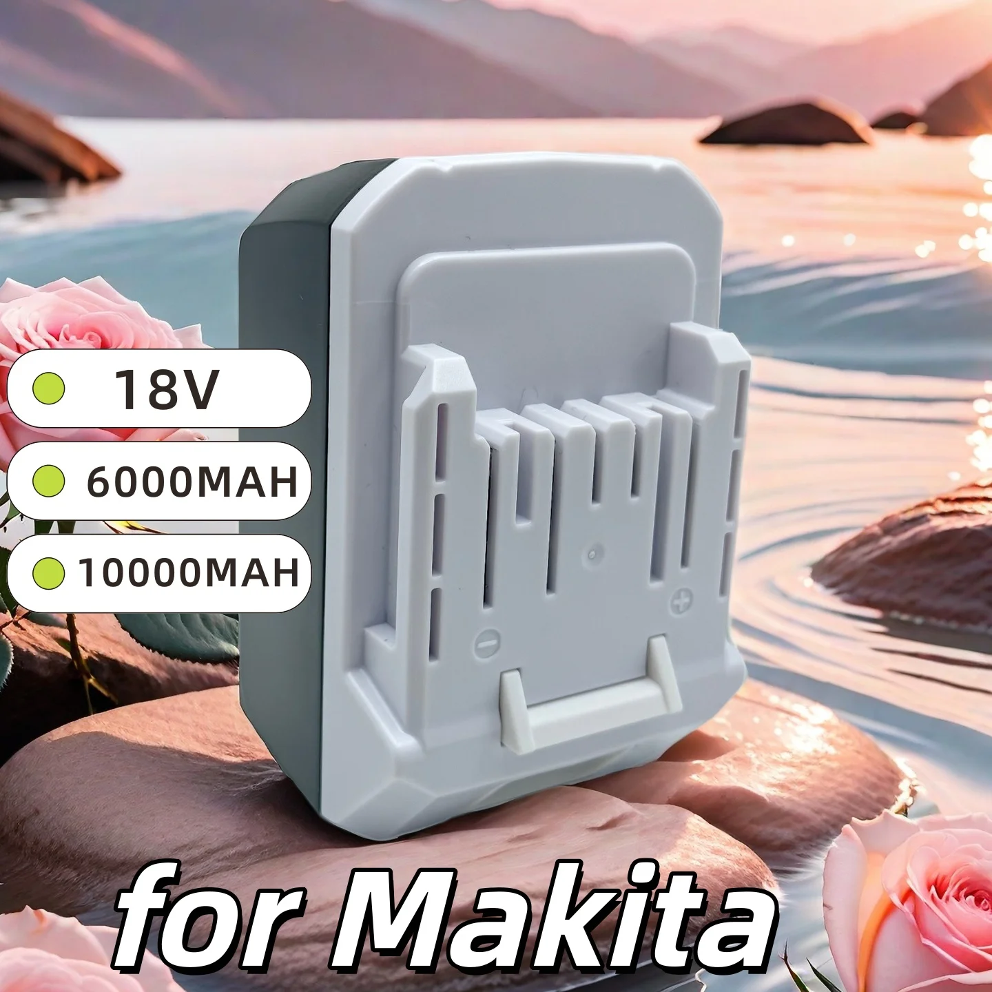 

Аккумулятор BL1811G 18В 10000 мАч Li-Ion для BL1813G BL1820G CL183D DF457D DF457DWE, замена аккумулятора для электроинструментов Makita