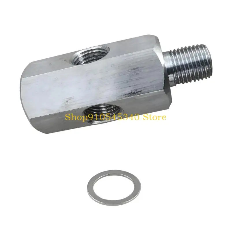 U2JA M10X1.0 Stainless Steel Oil Pressure Adapter Suitable for Enhances & Gauges Setups