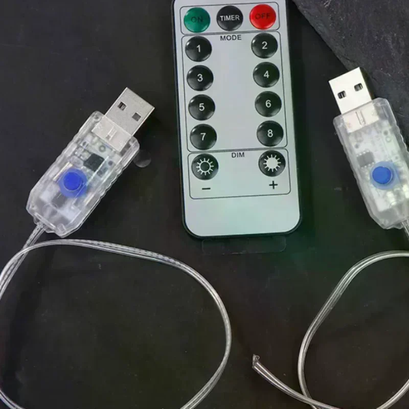 

Пульт дистанционного управления для светодиодных лент 4,5 В, USB-плата управления, оборудование для декоративного освещения на Рождество и домашние вечеринки, пульт для светодиодных лент