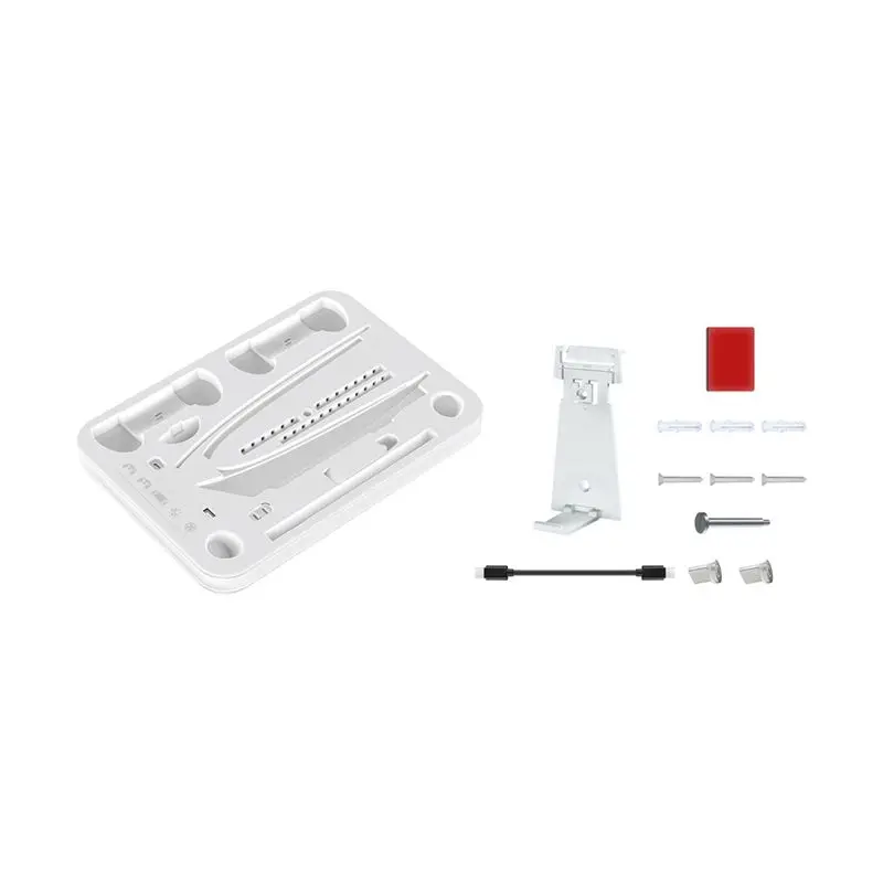 

Зарядная док-станция ABKN-Controller с RGB-подсветкой и вентилятором для охлаждения, подставка для зарядки для консолей PS5 Pro/Slim/PS5 Full Series, белая