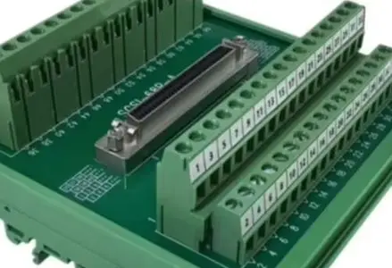 SCSI-68P-A For Advantech For For Mitsubishi PLC DIN Rail Mount 68 Pin DB Hole Trunk Terminal Block Green PCB Relay Connector