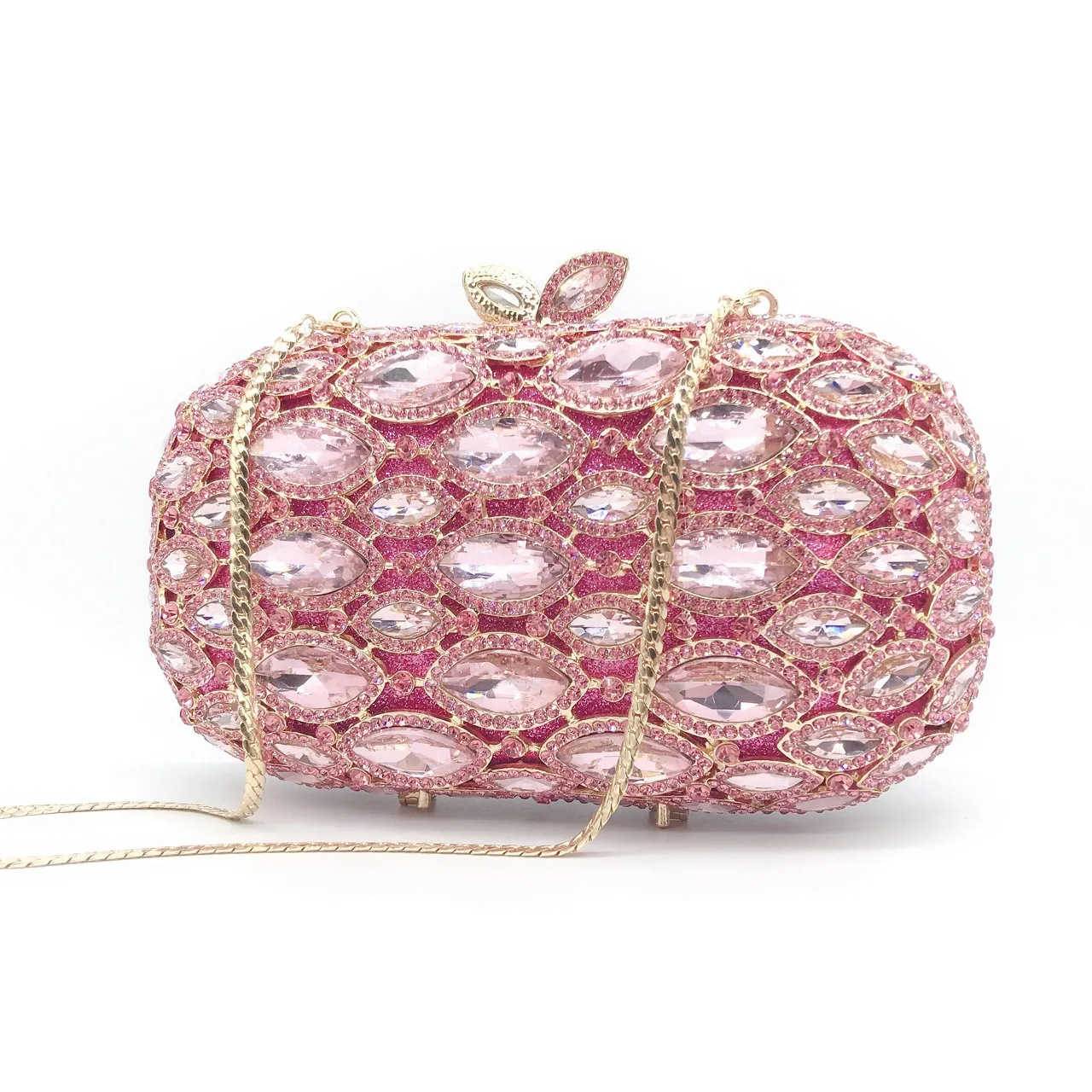 

Hollow Metal Diamond-encrusted Dinner Bag Banquet Dress Full Of Diamonds Hand-held Fashion Women's Bag Bolsos De Mujer Tendencia