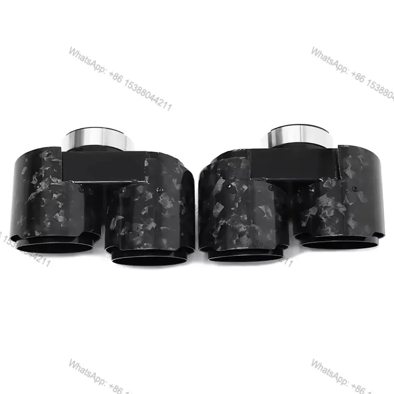 Hot Sale Car Carbon Fiber Exhaust Muffler Tip Exhaust Pipe for G20 G21 G22 G26 320i 325i 330i 340i 330e 420i 425i 430i