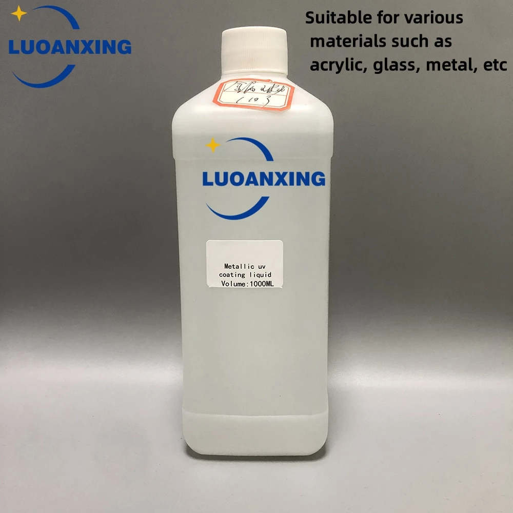 UV Coating Fluid For UV Ink UV Pretreatment Solution For UV Flatbed Printer For Glass Wood Metal Crystal Leather Ceramic PVC