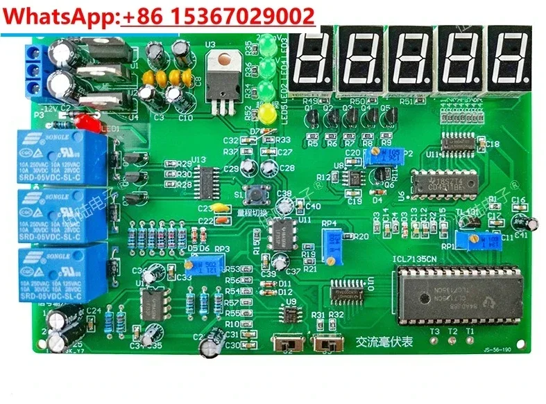 Digital AC Millivolt Meter Kit Electronic Kits to Build Practical Electronics Assembly and Soldering Kit