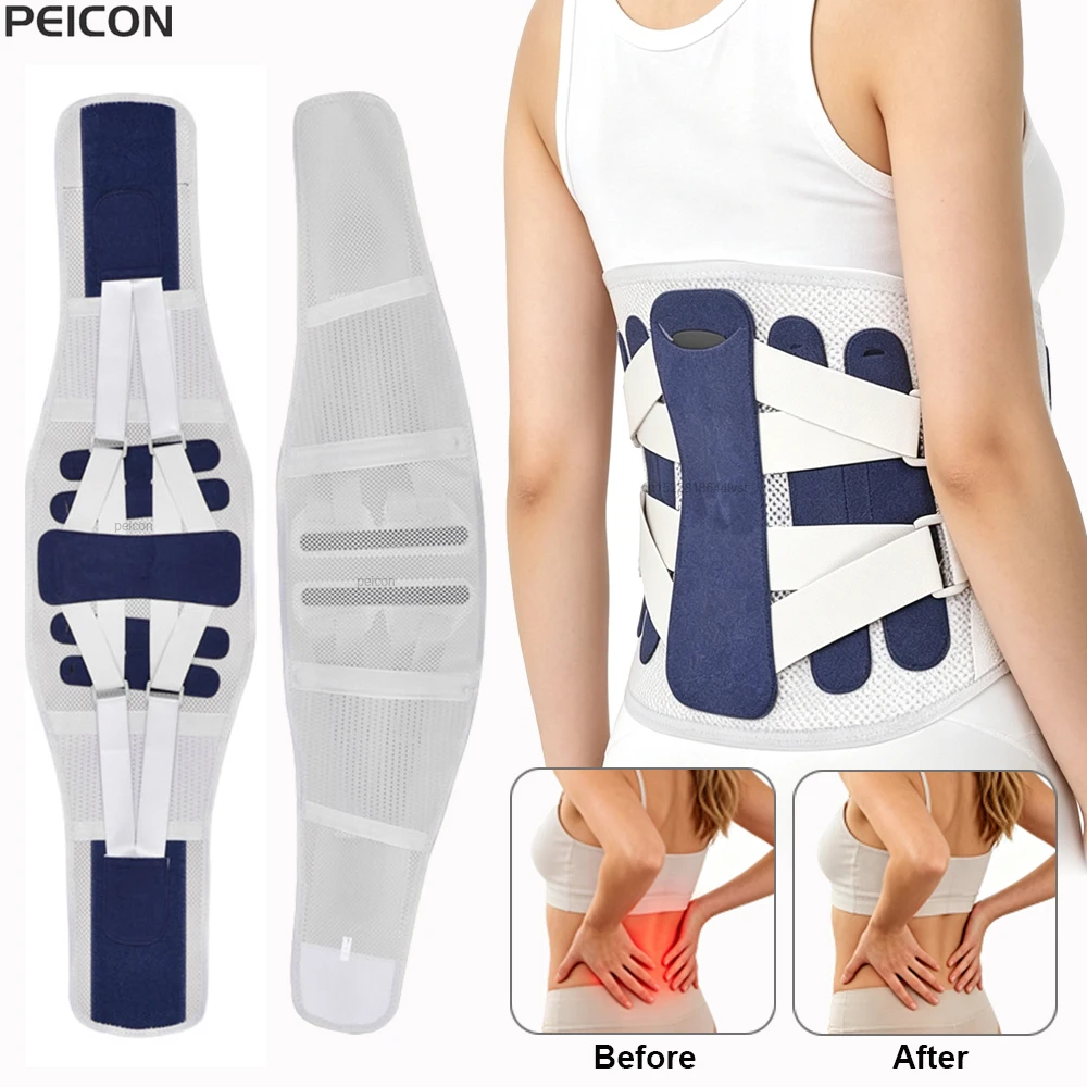 Lumbar Support Belt Back Brace for Lower Back Pain Waist Protection Adjustable Men Women Waist Lumbar Lower Back Support Brace