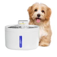 2023 New wireless stainless steel automatic water bowls kitten pet drink fountain indoor sensor dog cat water dispenser fountain