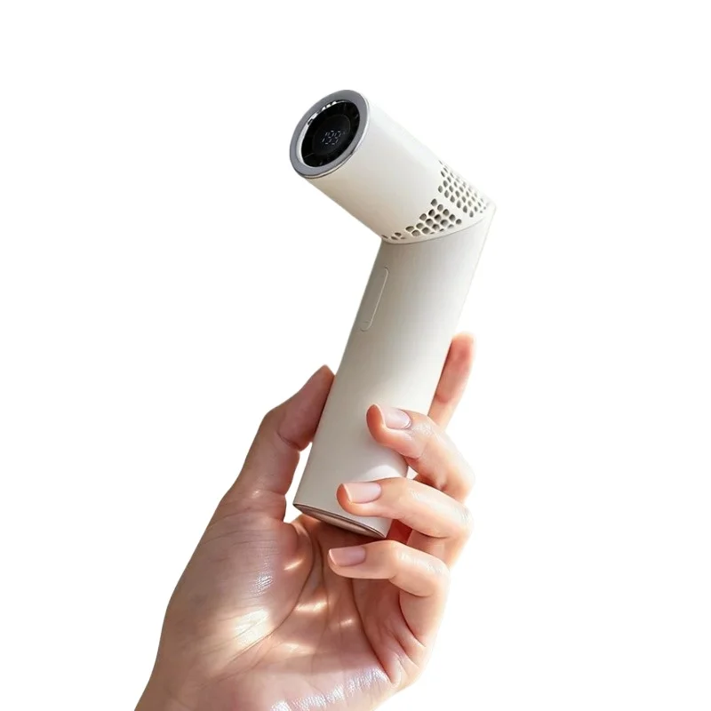 For Folding Handheld Electric Fan, Portable Neck Hanging Small Outdoor Cooling Artifact