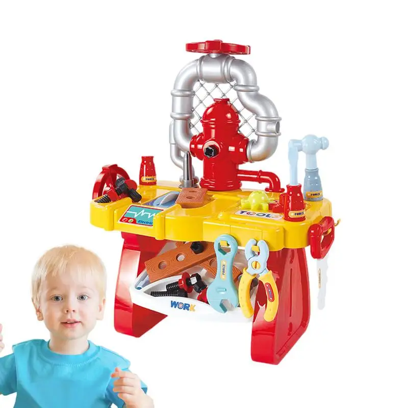 

Kids Tool Bench Playset Funny Pretend Play Tool Bench Toy For Educational Learning Safe And Durable Montessori Construction