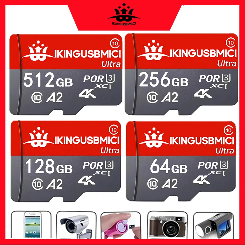 

Stable SD Cards TF Cards Micro TF SD Card Memory Card 32GB 64GB 512GB 256GB 128GB Reliable Performance Transfer for Camera