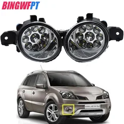 Super Bright LED Fog Light For Renault Koleos (HY_) 2008 2009 2010 2011 2012 2013 2014 2015 Halogen Fog Lamps Fog Lamp Assembly