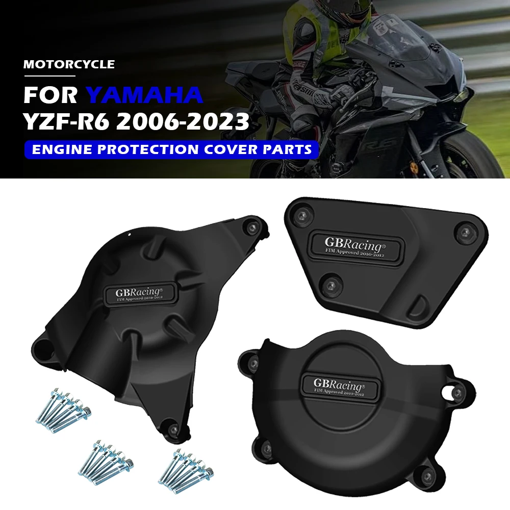 High-quality Motorcycles Engine Cover Protection Case For Case GB Racing For YAMAHA R6 2006-2024 GBRacing Engine Covers