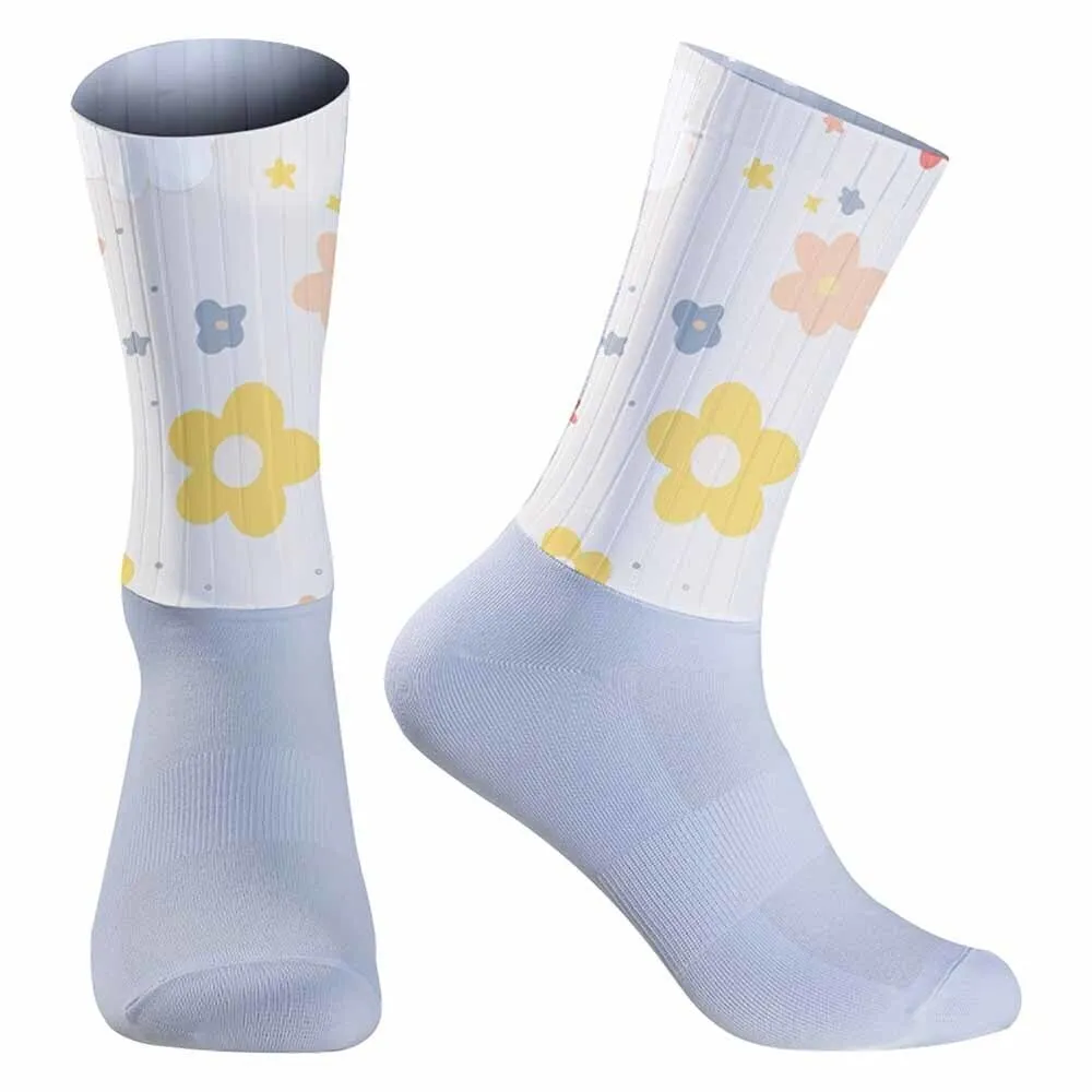 질감 크리 에이 티브 태극권 패턴 남성용 스포츠 사이클링 양말, 남여 공용, 내구성, 땀 흡수성, 통기성, 자전거 선물