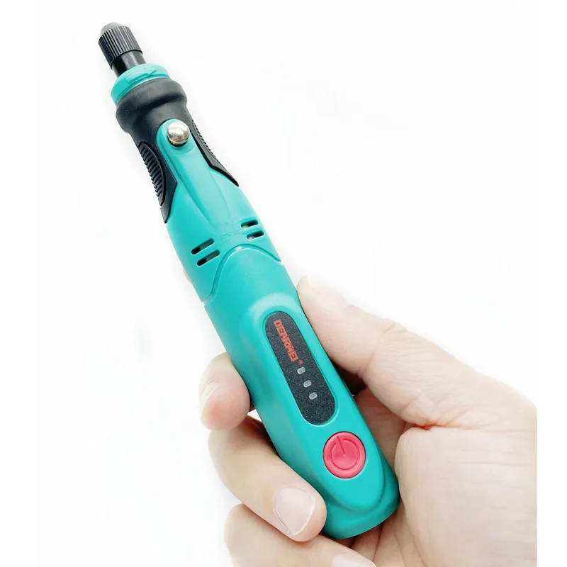 USB Rechargeable Electric Drill 3-speed Adjustable Electric Grinding Engraving Pen DIY Cutting Drilling Polishing Engraving Tool