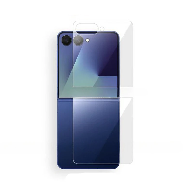 

Заднее закаленное стекло 9H для Samsung Galaxy Z Flip7, задняя крышка, полноэкранная защитная пленка для Samsung Z Flip7, задняя пленка
