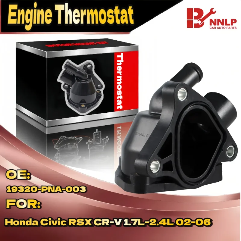 

For Honda Civic RSX CR-V 1.7L-2.4L 02-06 Thermostat Housing 19320-PNA-003