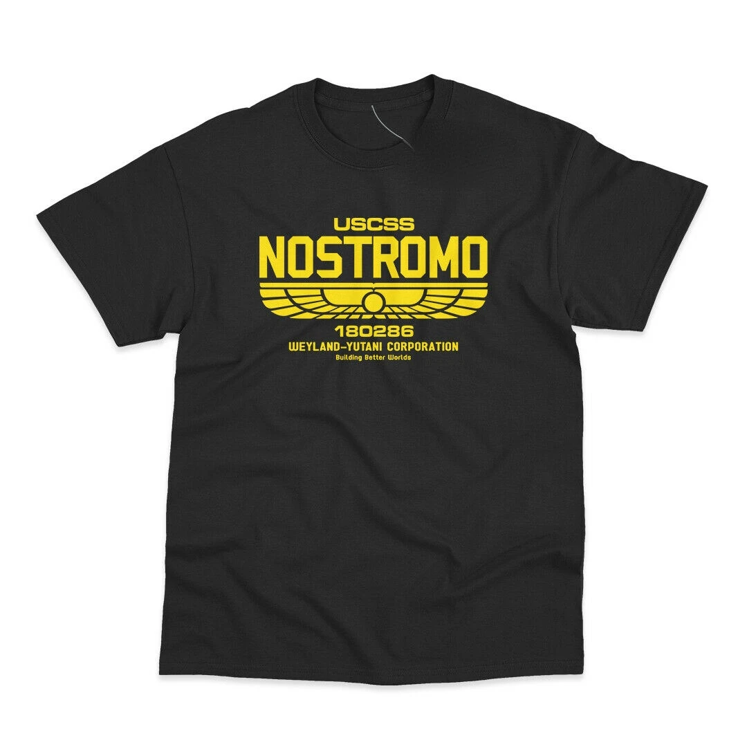 

USCSS Nostromo Weyland Yutani Inspired by Alien Printed T-Shirt. Premium Cotton Short Sleeve O-Neck Mens T Shirt New S-3XL