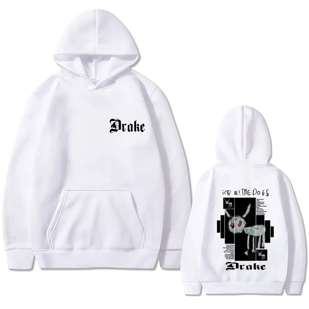 

Hot Sale Rapper Drake for All The Dogs Album Graphic Hoodie Men Women Hip Hop Fashion Oversized Tracksuit Men's Casual Hoodies