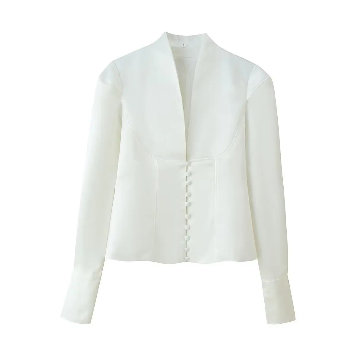 

Модная приталенная куртка с подплечниками, однотонный женский костюм в европейском стиле, верхняя одежда, летнее новое поступление, оптовая торговля