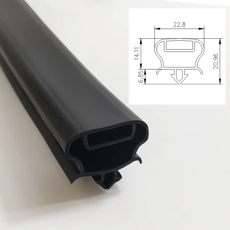 1m High temperature resistant oster french Oven Door Silicone Seal Strip Hotpoint Oven Door Seal Rubber Seal Strip