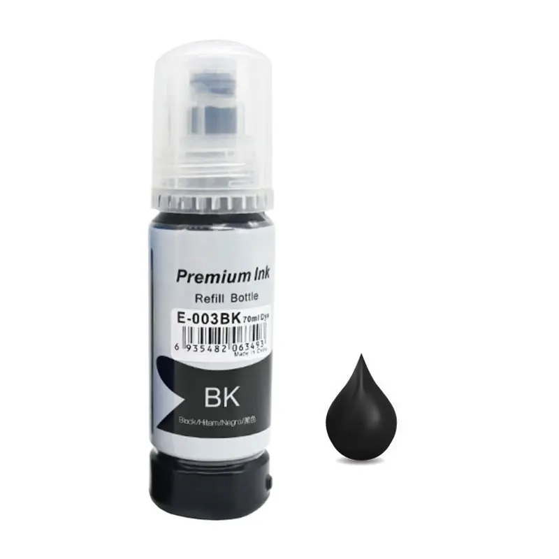 003 Premium Refill Ink for Epson 003 Ecotank L3150 L3151 L3152 L3156 L3200 L3210 L3211 L3215 L3216 L3250 Printer