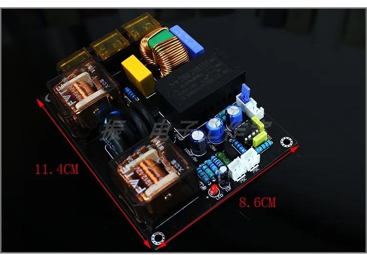 

Power amplifier EMI power filter plus soft start integrated board Finished board