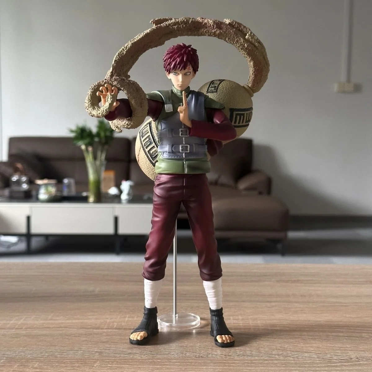 

In Stock 26cm Genuine Anime Naruto Shippuuden Gaara Figure PVC Action Figures GK Statue Collection Model Toys Children Gifts