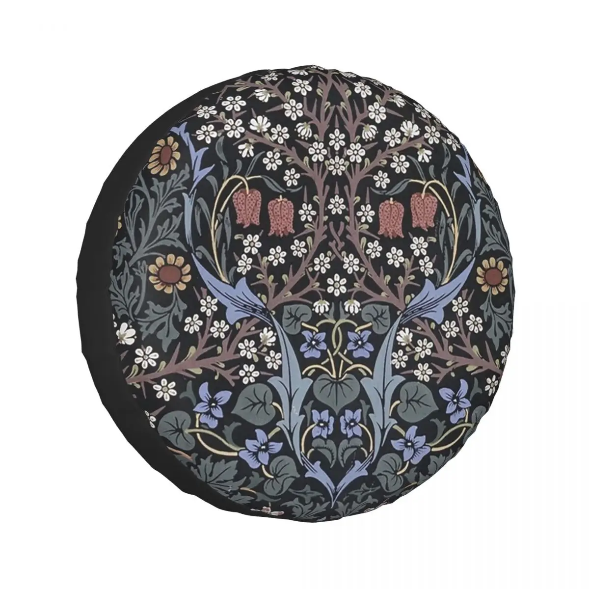 

Custom William Morris - Blackthorn Spare Tire Cover for Jeep SUV RV 4WD Trailer 4x4 Wheel Protector Covers 14" 15" 16" 17" Inch