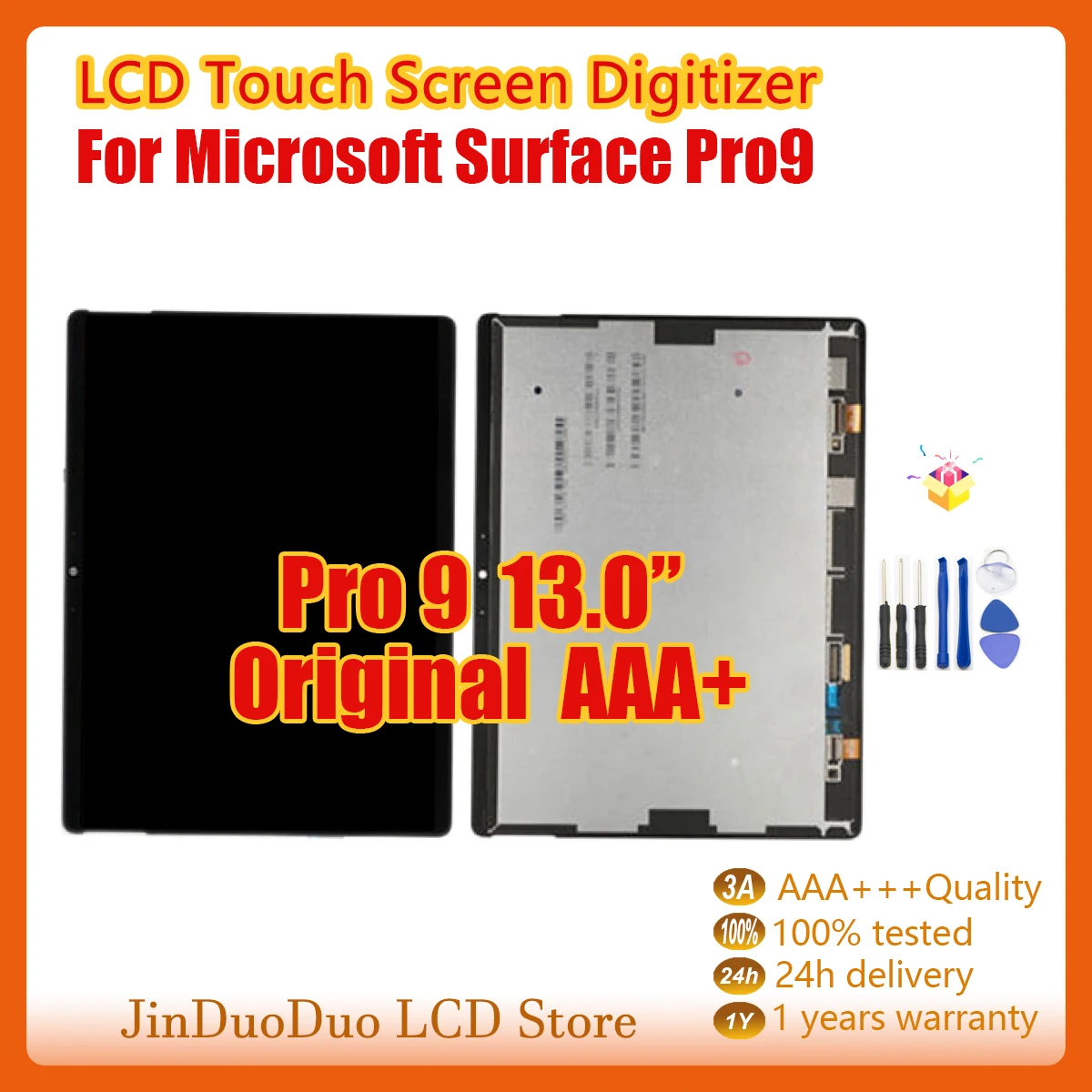 

13.0"Original For Microsoft Surface Pro 9 LCD Display Touch Screen Digitizer For Microsoft Surface Pro9 LCD Display Replacement