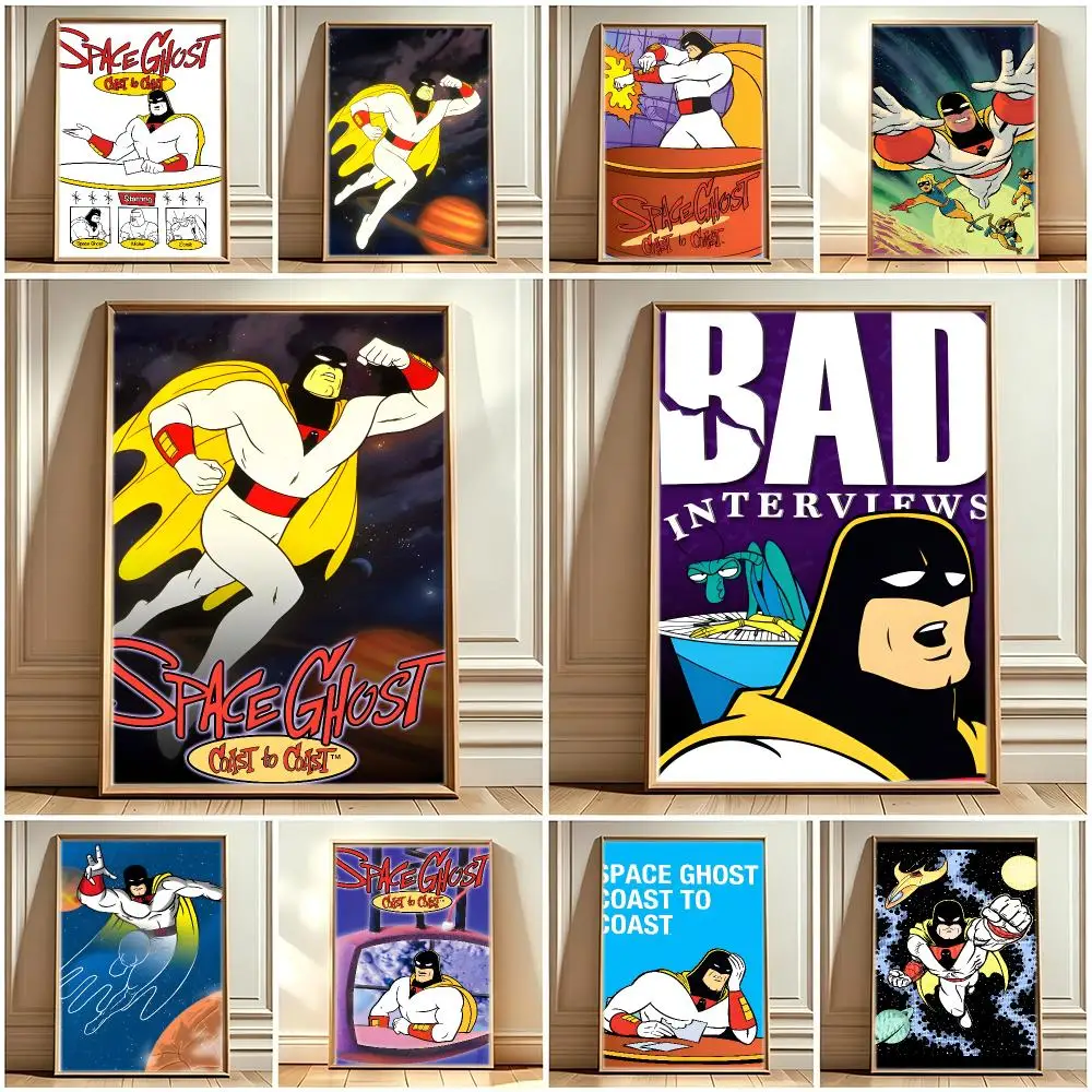Anime Space Ghost Coast to Coast Poster Print Painting Home Decor for Bedroom Living Room Hallway