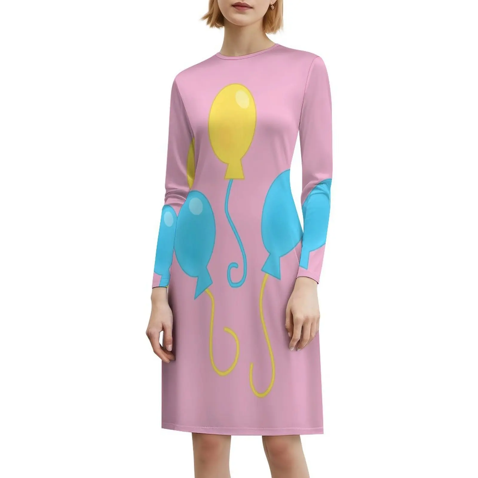 فستان بالونات على شكل قلب فستان أنيق للحفلات الصيفية للنساء الصداقة الصغيرة ماجيك Mlp Fim ملابس نسائي