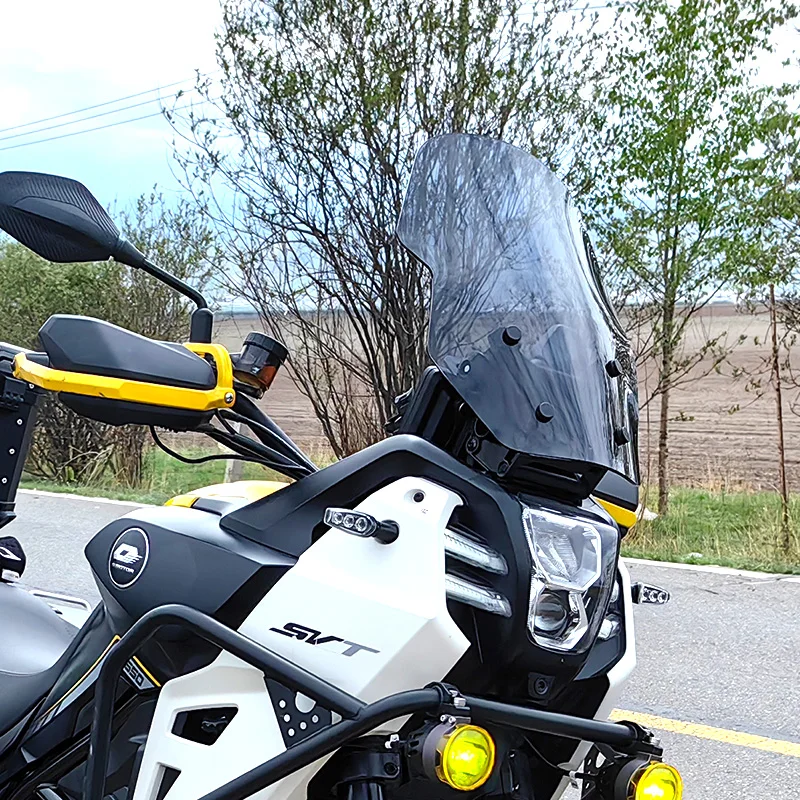 

For Qjmotor Svt650x Motorcycle Svt 650x Accessories Windshield Modification Front Windbreak High Breastplate Wind Deflector