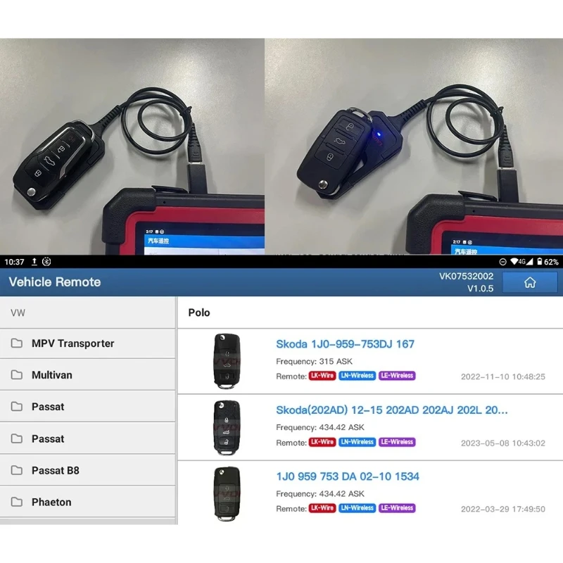 Picture 5: NEW Launch X431 Key Program Remote Only Used with the LAUNCH X431 IMMO ELITE / IMMO PLUS Key Smart Card
