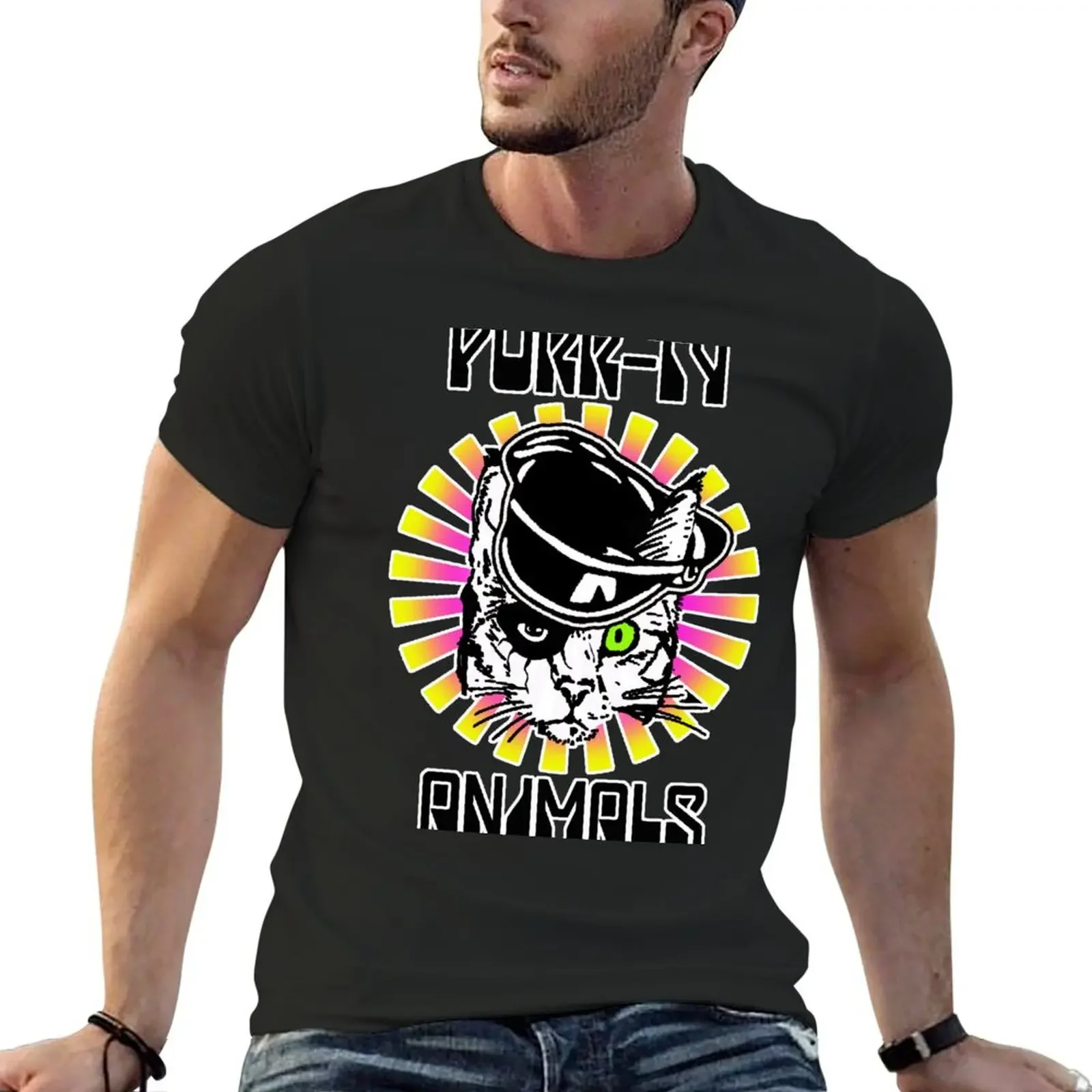 Turbonegro purr-ty animals T-Shirt cheap stuff customizeds vintage t shirt men