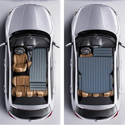 Car Travel Bed Inflatable Mattress Gap Pad Flat Front Seat PVC Slope Pad Air Mattress Bed Inflatable Couch Car Sleeping Bed New