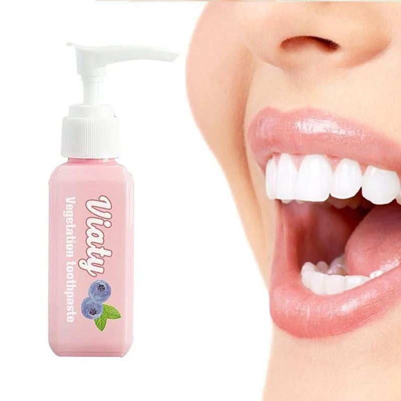 Sdotter-Vivid Vegetação Creme dental, Remoção de fumaça mancha, Reduzir dente, Sujeira, Whitening Creme dental, Luta Sangramento Gums, Toothpast, Novo