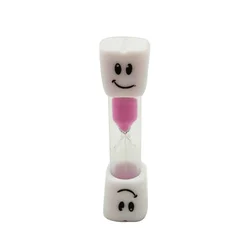 Kids Toothbrush Timer 3 Minutes Smile Face Hourglass Sand Timer Children Dental Hygiene Kitchen Timers Desktop Decoration