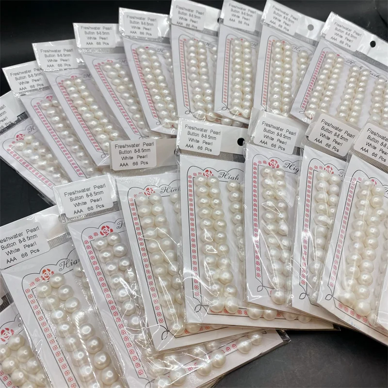 

2.5-10.5mm Natural Button Pearls Freshwater Pearl White Pink Purple 3A Loose Beads High Quality for DIY Earring Jewelry