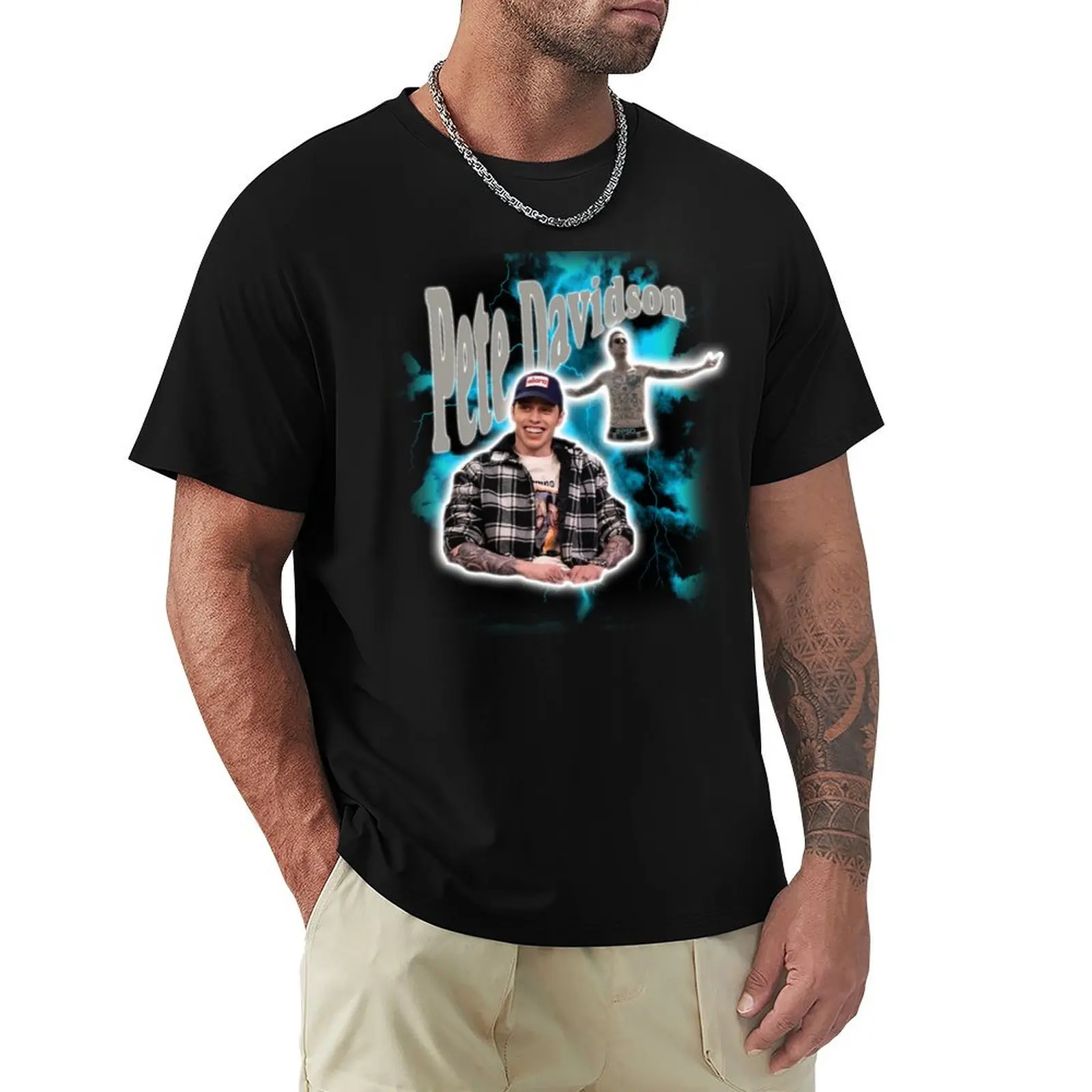 pete davidson vintage T-Shirt Retro Graphic Print T-Shirt