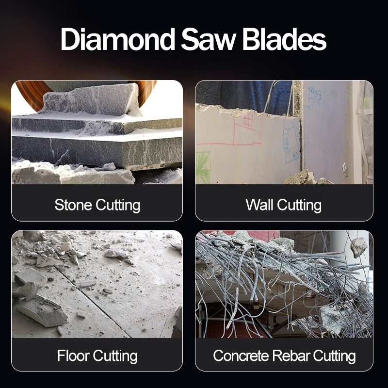 Sega ad anello ad alta frequenza senza spazzole Nuova tagliatrice per pareti in cemento ad alta potenza Tagliatrice per pavimenti per pareti in mattoni rossi di cemento