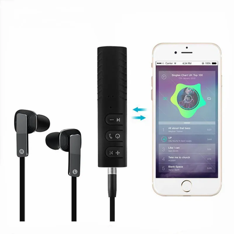 Мини беспроводной Bluetooth-совместимый приемник передатчик 3,5 мм разъем для автомобильной музыки аудио Aux A2dp адаптер для наушников гарнитура