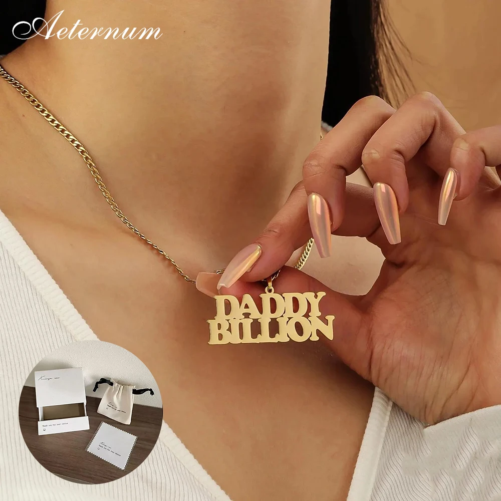 

Индивидуальное многоименное ожерелье с датой и адресом, подвеска из нержавеющей стали, подарок для семьи и влюбленных, украшение.