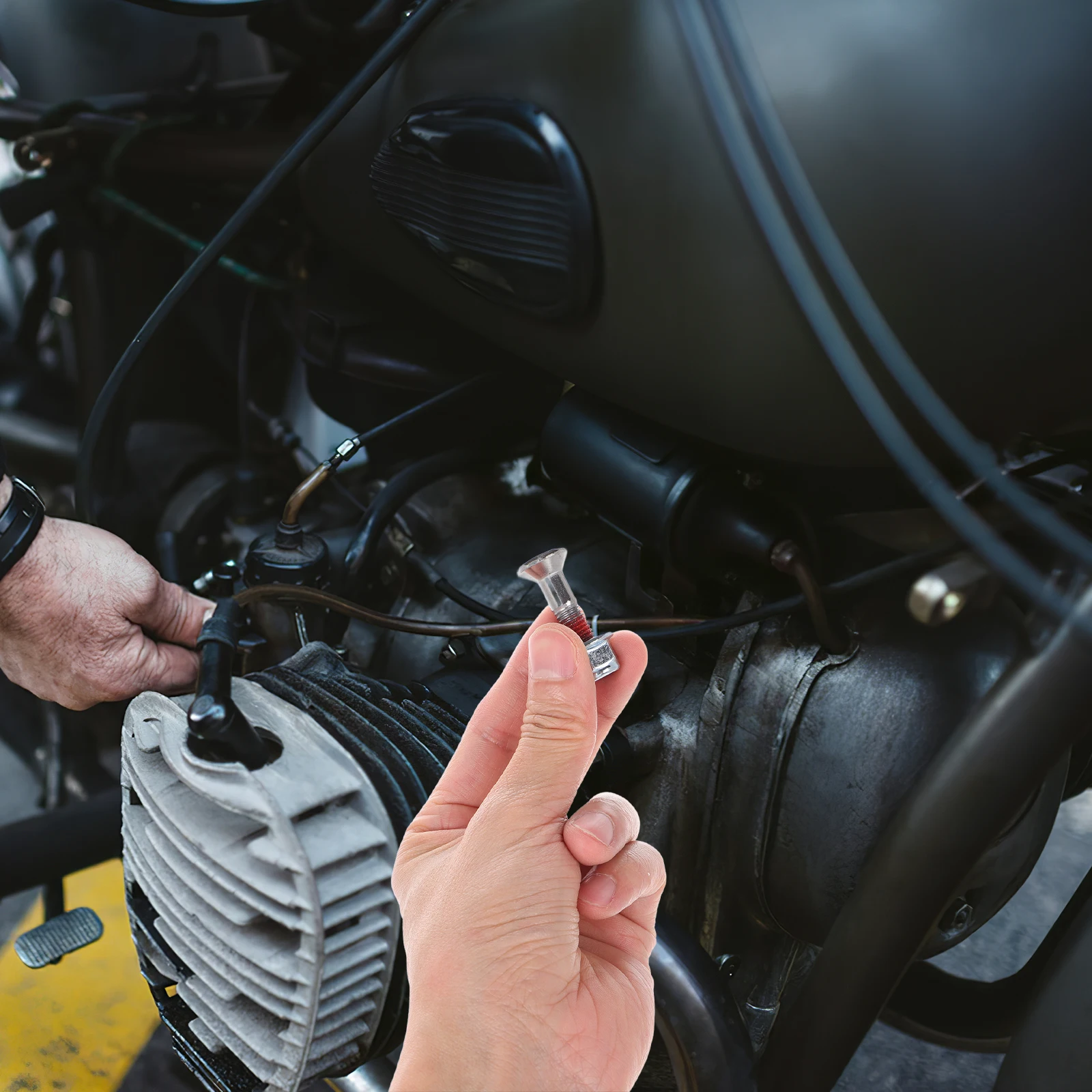 

6 Sets Sprocket Bolt Kit Chain Screw Fasteners Heavy Duty Motorcycle Nuts Bolt Wear Resistant Anti Tear Treatment Easy