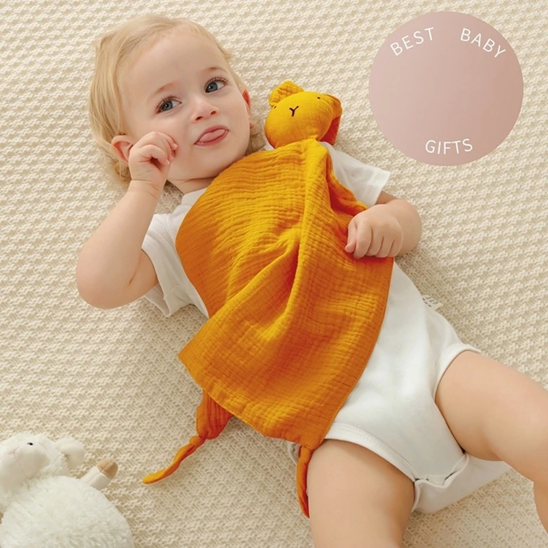 

Baby Sleeping Cuddle Security Blanket Newborn Soft Newborn Sleeping Dolls Soothe Appease Towel Bibs Saliva Towel