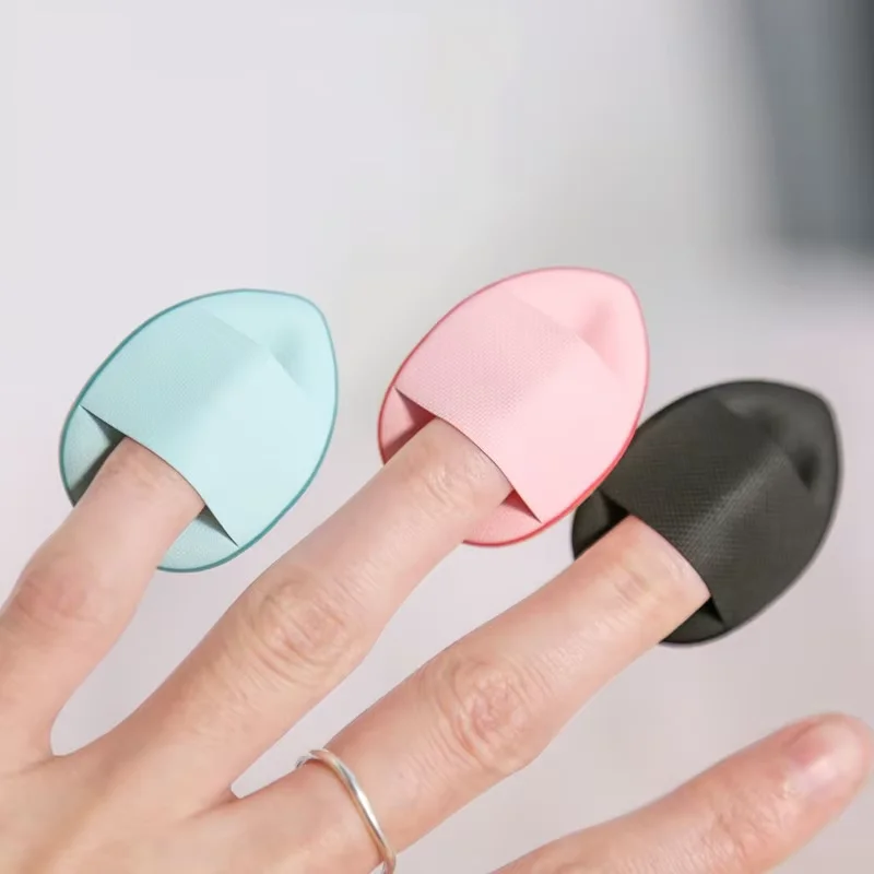 3 قطعة مثلث المخملية مسحوق نفخة الوجه مستحضرات التجميل العين الجمال ماكياج أداة قابلة لإعادة الاستخدام الإسفنج قابل للغسل مسحوق صغير نفخة الملحقات